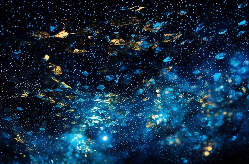 蓝色唯美闪亮发光商务科技背景,插画/手绘图,插画/手绘图库,插画/手绘图下载,插画/手绘